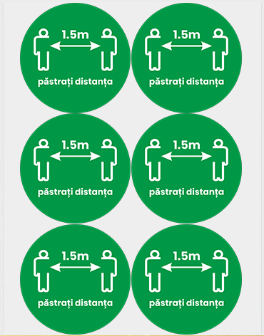 buline autocolante podea